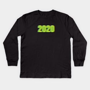 Blurred 2020 Kids Long Sleeve T-Shirt